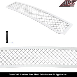APS GR06GFB34S - Polished Stainless Steel Lower Bumper 2.5mm Wire Mesh Grille