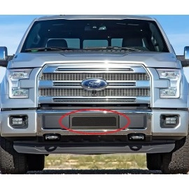 APS GR06GFC13H - Black Stainless Steel Lower Bumper 1.8mm Wire Mesh Grille