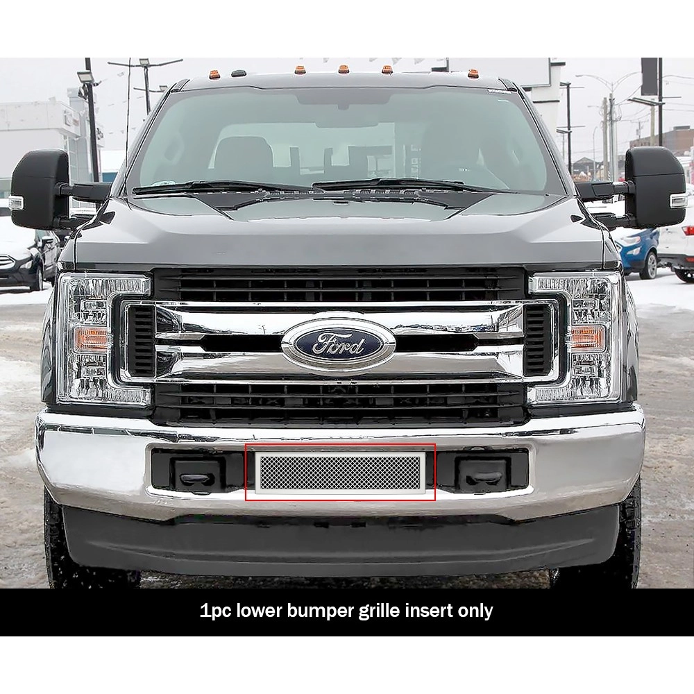 APS GR06GFC99T - Polished Stainless Steel Lower Bumper 1.8mm Wire Mesh Grille