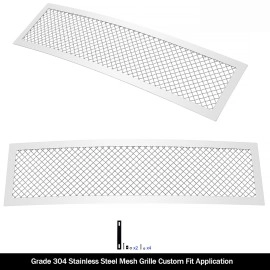 APS GR06GFC99T - Polished Stainless Steel Lower Bumper 1.8mm Wire Mesh Grille