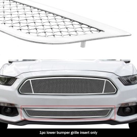 APS GR06GFD03T - Polished Stainless Steel Lower Bumper 1.8mm Wire Mesh Grille