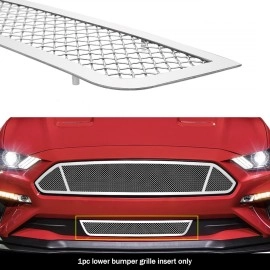 APS GR06GFD09T - Polished Stainless Steel Lower Bumper 1.8mm Wire Mesh Grille