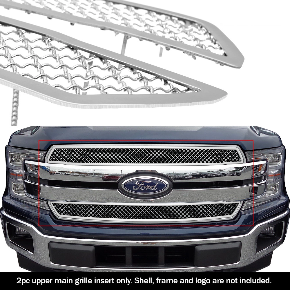APS GR06GFD42S - Polished Stainless Steel Main Upper 2.5mm Wire Mesh Grille