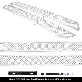 APS GR06GFD42S - Polished Stainless Steel Main Upper 2.5mm Wire Mesh Grille