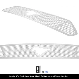 APS GR06GFD47T - Polished Stainless Steel Main Upper 1.8mm Wire Mesh Grille