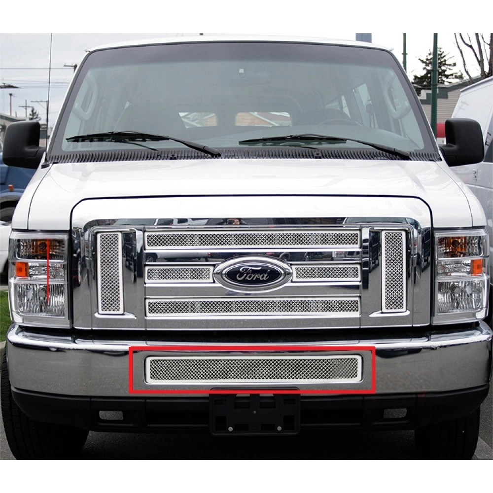 APS GR06GFF59T - Polished Stainless Steel Lower Bumper 1.8mm Wire Mesh Grille