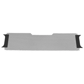 APS GR06GFH29G - Black Stainless Steel Lower Bumper 1.8mm Wire Mesh Grille