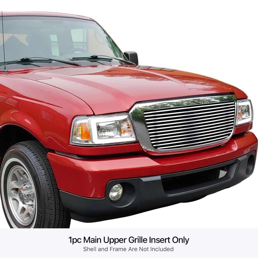 APS GR06HEC42S - Polished Stainless Steel Main Upper Horizontal Billet Grille