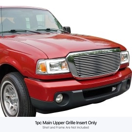 APS GR06HEC42S - Polished Stainless Steel Main Upper Horizontal Billet Grille