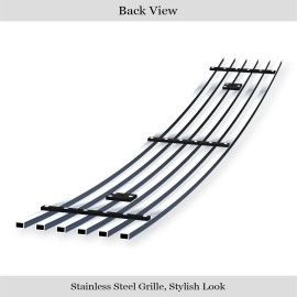 APS GR06HEC43S - Polished Stainless Steel Lower Bumper Horizontal Billet Grille