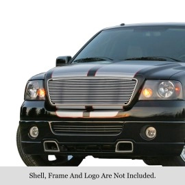 APS GR06HEC50S - Polished Stainless Steel Main Upper Horizontal Billet Grille