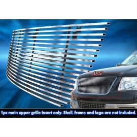 APS GR06HEC72C - Hairline Stainless Steel Main Upper Horizontal Billet Grille