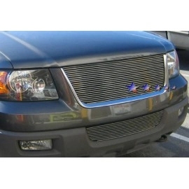 APS GR06HEC73A - Polished Aluminum Lower Bumper Horizontal Billet Grille