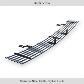 APS GR06HEC85S - Polished Stainless Steel Lower Bumper Horizontal Billet Grille