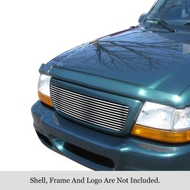 APS GR06HEJ47S - Polished Stainless Steel Main Upper Horizontal Billet Grille