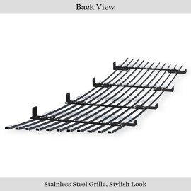 APS GR06HEJ47S - Polished Stainless Steel Main Upper Horizontal Billet Grille