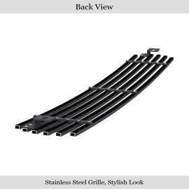 APS GR06HEJ98J - Black Stainless Steel Lower Bumper Horizontal Billet Grille