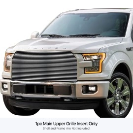 APS GR06HFC10S - Polished Stainless Steel Main Upper Horizontal Billet Grille