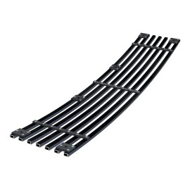 APS GR06HFC99J - Black Stainless Steel Lower Bumper Horizontal Billet Grille