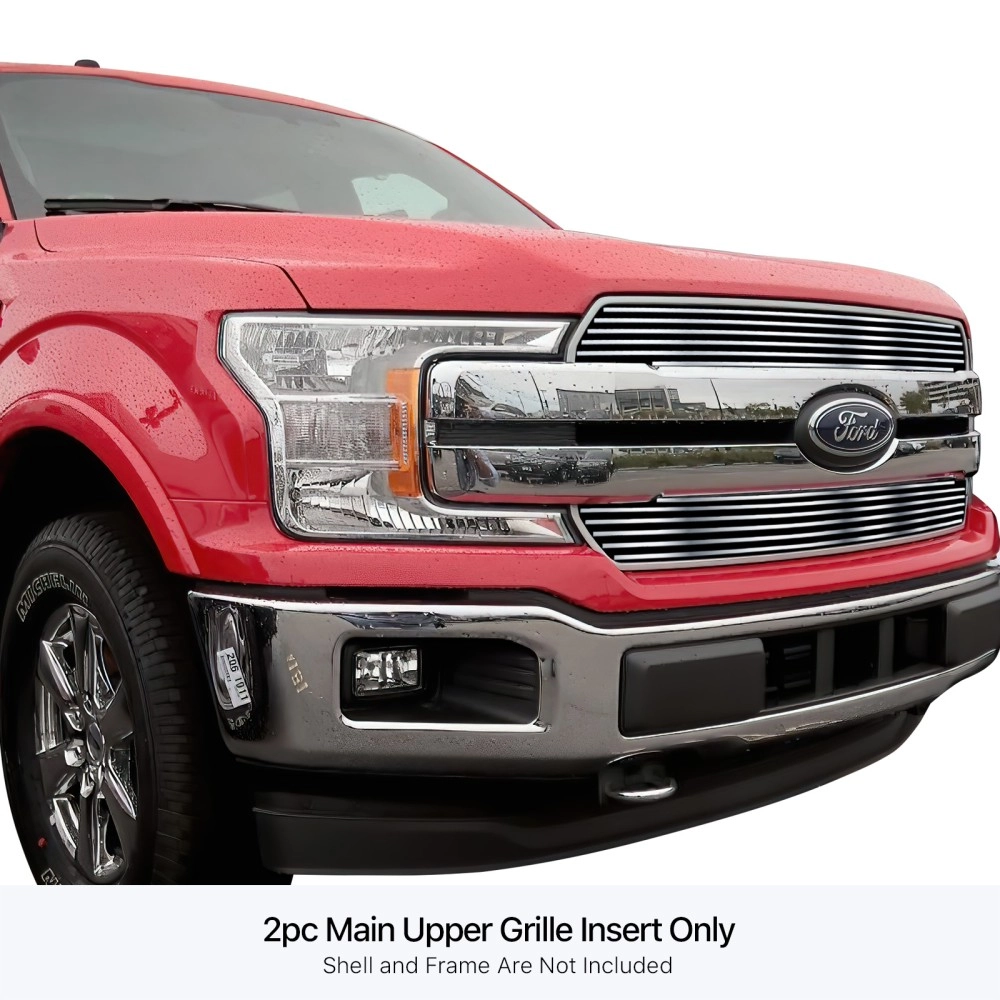 APS GR06HFD42S - Polished Stainless Steel Main Upper Horizontal Billet Grille