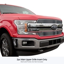 APS GR06HFD42S - Polished Stainless Steel Main Upper Horizontal Billet Grille