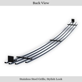 APS GR06HFJ10S - Polished Stainless Steel Lower Bumper Horizontal Billet Grille