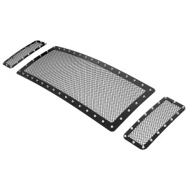 APS GR06LEA71H - Black Stainless Steel Main Upper 1.8mm Wire Mesh Grille w/ Rivet