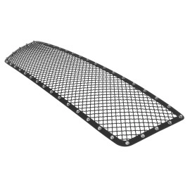 APS GR06LEG25K - Black Stainless Steel Main Upper 2.5mm Wire Mesh Grille w/ Rivet