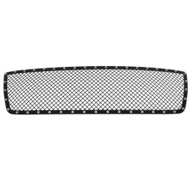 APS GR06LEG25K - Black Stainless Steel Main Upper 2.5mm Wire Mesh Grille w/ Rivet