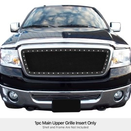 APS GR06LEH15H - Black Stainless Steel Main Upper 1.8mm Wire Mesh Grille w/ Rivet