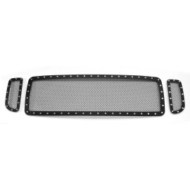 APS GR06LEJ86H - Black Stainless Steel Main Upper 1.8mm Wire Mesh Grille w/ Rivet