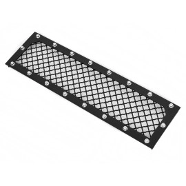 APS GR06LFC13K - Black Carbon Steel Lower Bumper 2.5mm Wire Mesh Grille w/ Rivet