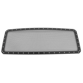 APS GR06LFH28H - Black Stainless Steel Main Upper 1.8mm Wire Mesh Grille w/ Rivet