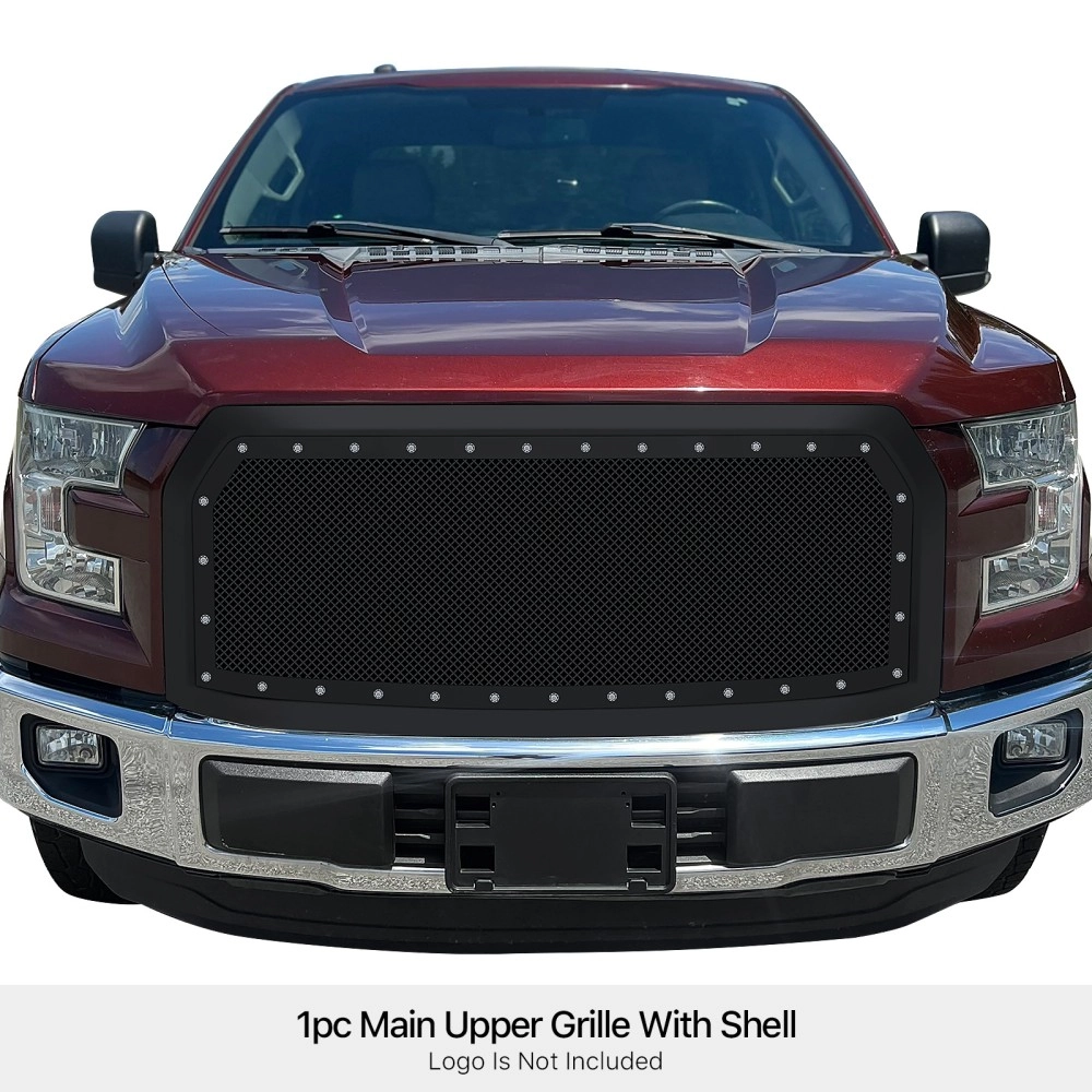 APS GR06PFC10H - Black Stainless Steel Main Upper 1.8mm Wire Mesh Grille