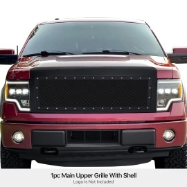 APS GR06PFD14H - Black Stainless Steel Main Upper 1.8mm Wire Mesh Grille