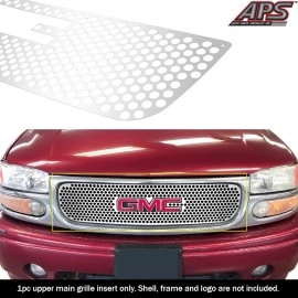 APS GR07DEG03S - Hairline Stainless Steel Main Upper Laser Cut Grille