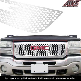 APS GR07DEG71S - Hairline Stainless Steel Main Upper Laser Cut Grille