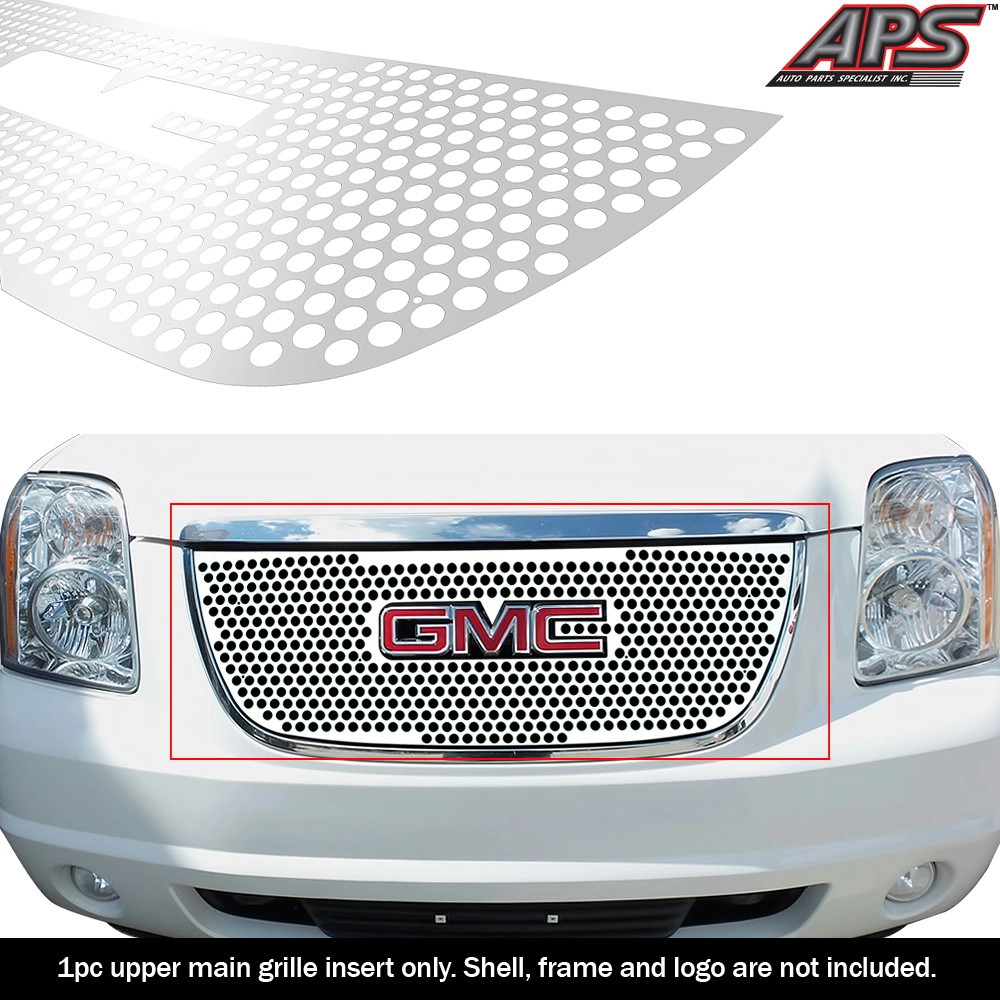APS GR07DEG78S - Hairline Stainless Steel Main Upper Laser Cut Grille