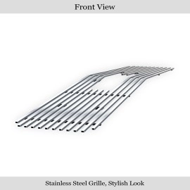APS GR07FEB71S - Polished Stainless Steel Main Upper Horizontal Billet Grille