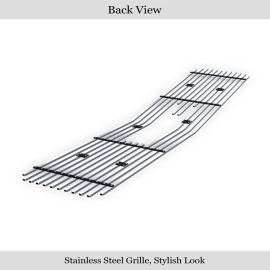 APS GR07FEB71S - Polished Stainless Steel Main Upper Horizontal Billet Grille