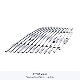 APS GR07FEC30C - Hairline Stainless Steel Main Upper Horizontal Billet Grille