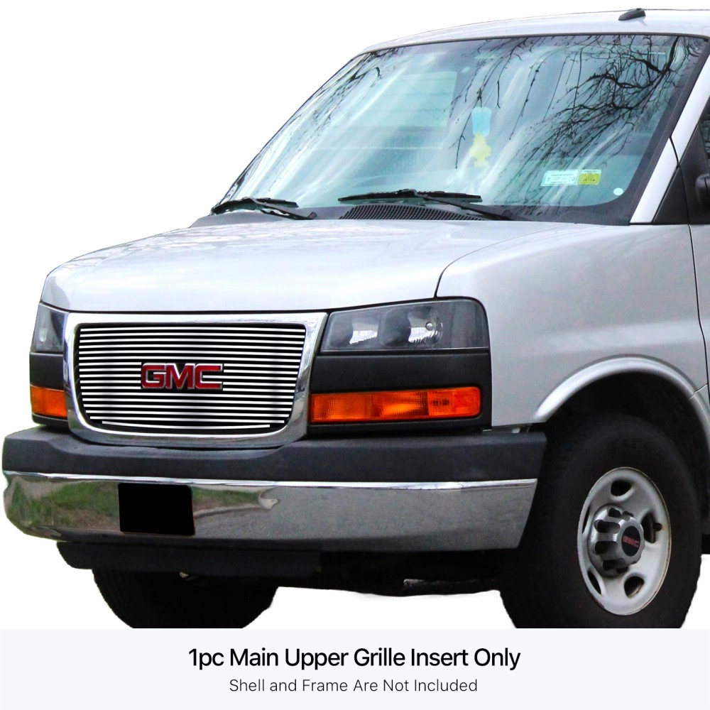 APS GR07FED76S - Polished Stainless Steel Main Upper Horizontal Billet Grille