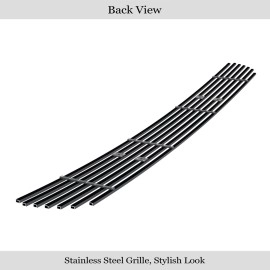 APS GR07FEG80J - Black Stainless Steel Lower Bumper Horizontal Billet Grille