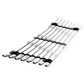 APS GR07FEG82C - Hairline Stainless Steel Lower Bumper Horizontal Billet Grille