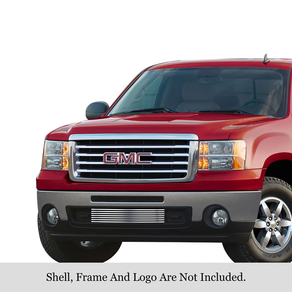 APS GR07FEH14S - Polished Stainless Steel Lower Bumper Horizontal Billet Grille