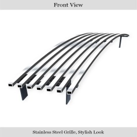 APS GR07FEH14S - Polished Stainless Steel Lower Bumper Horizontal Billet Grille