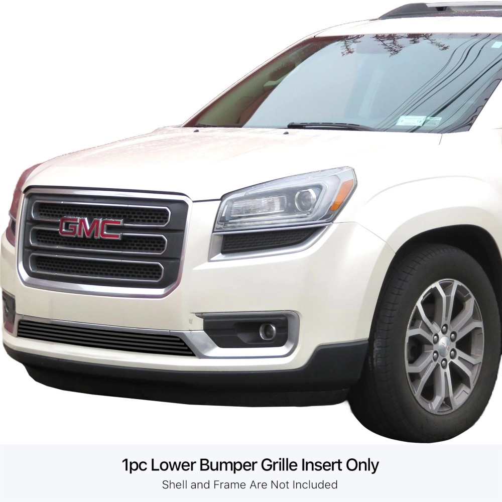 APS GR07FEI76J - Black Stainless Steel Lower Bumper Horizontal Billet Grille