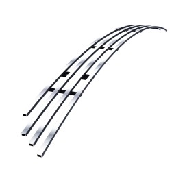 APS GR07FEI76S - Polished Stainless Steel Lower Bumper Horizontal Billet Grille