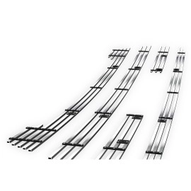 APS GR07FEJ33S - Polished Stainless Steel Main Upper Horizontal Billet Grille