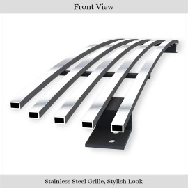 APS GR07FFC26S - Polished Stainless Steel Lower Bumper Horizontal Billet Grille